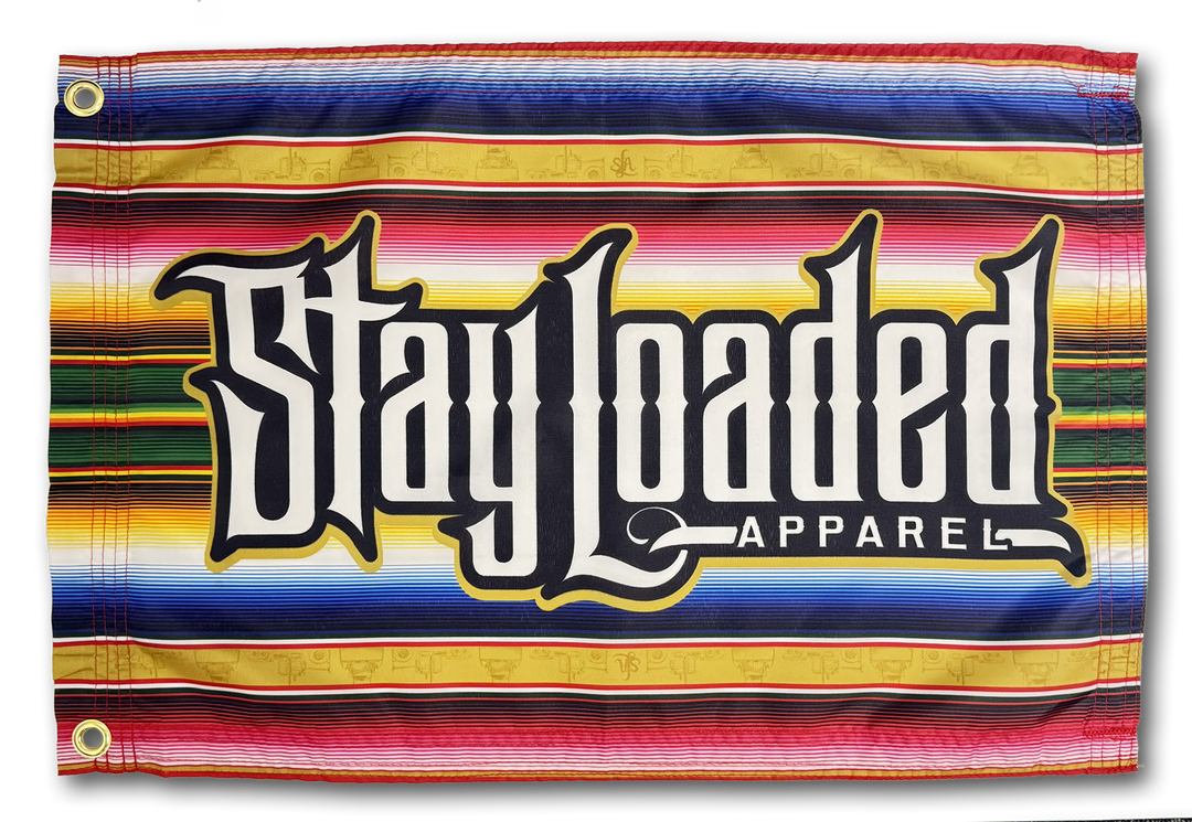 Stay Loaded Serape Flag
