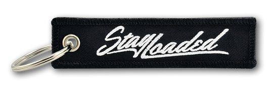 Stay Loaded Key Tag - Black