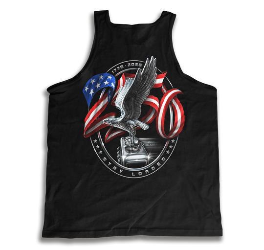 USA 250 Mens Tank - BLACK