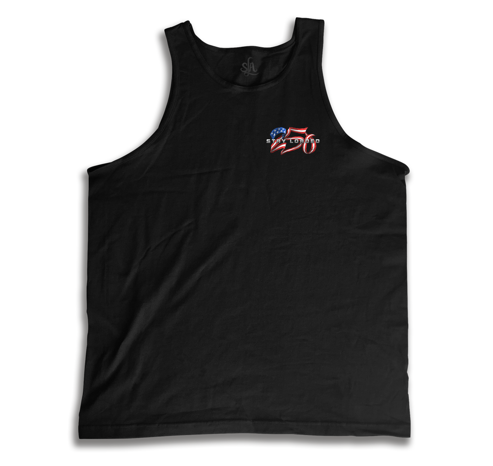 USA 250 Mens Tank - BLACK