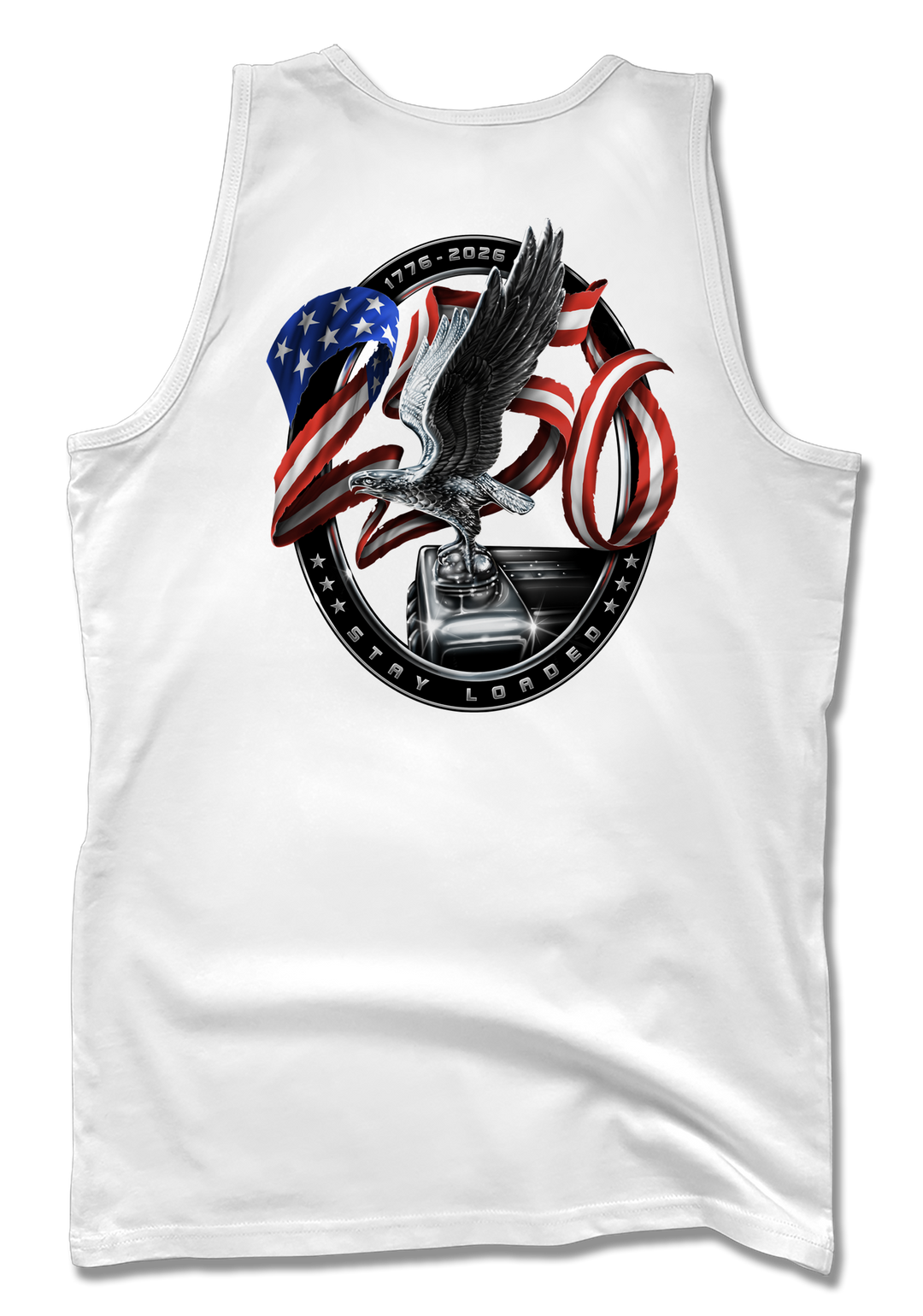 USA 250 Mens Tank - WHITE