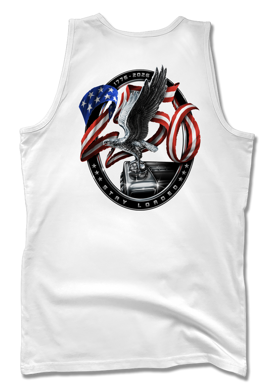 USA 250 Mens Tank - WHITE