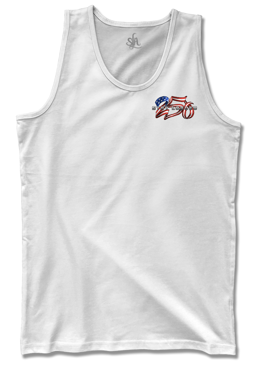 USA 250 Mens Tank - WHITE