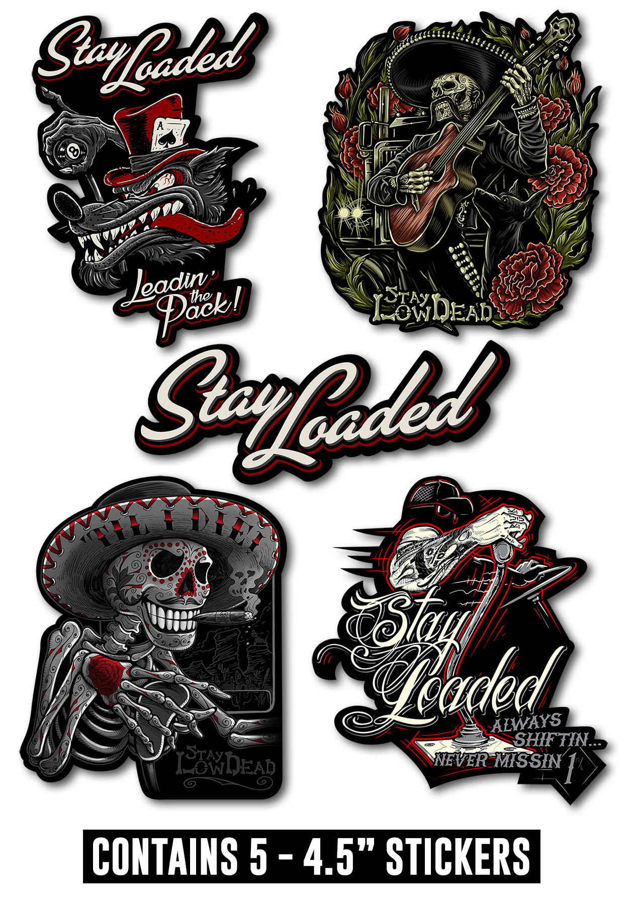 Stay Loaded Sticker Pack #1 – Stay Loaded Apparel
