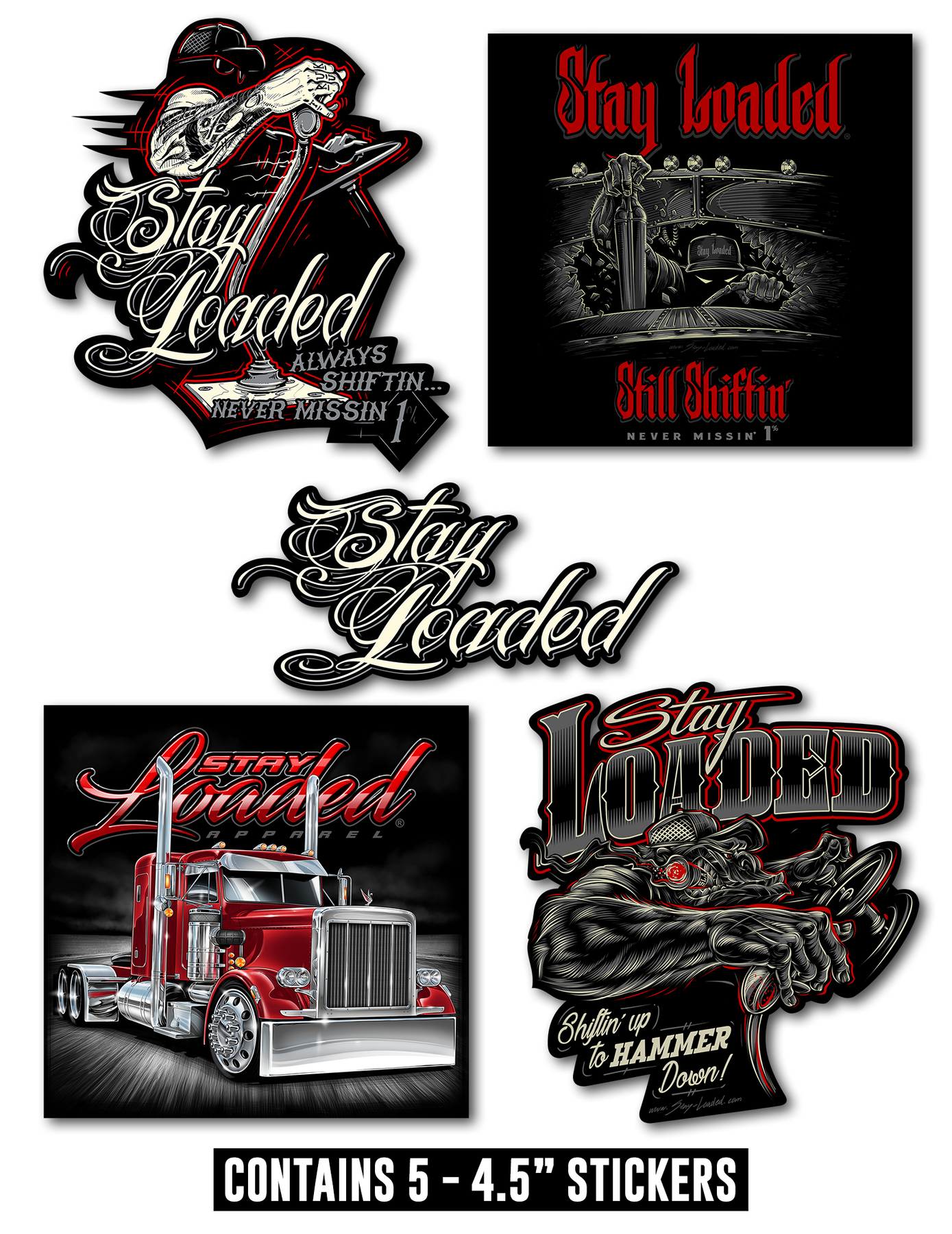 Stay Loaded Sticker Pack #2 – Stay Loaded Apparel