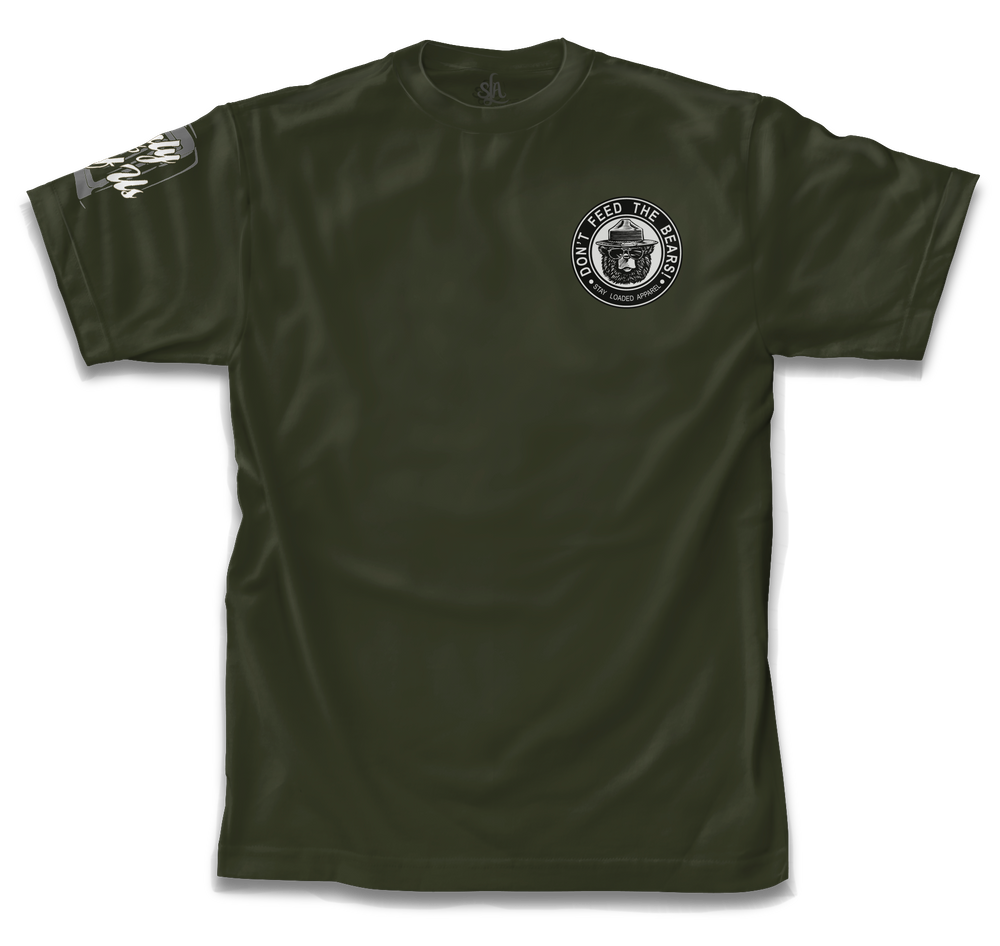 Don't Feed The Bears - Military Green